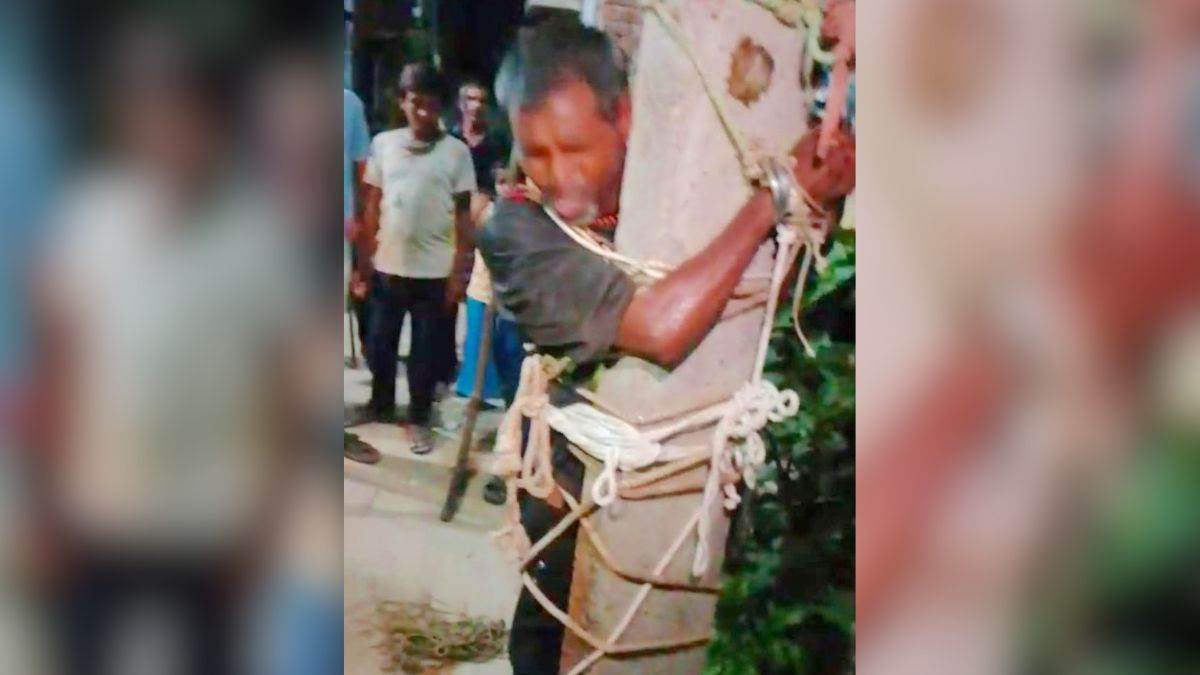 shravasti mentally challenged youth tortured villagers accused