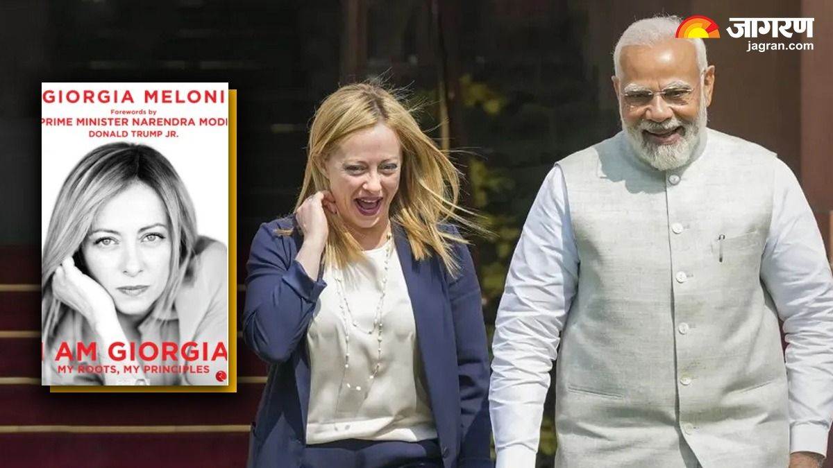 pm modi writes foreword for italian pm georgia melonis biography i am giorgia