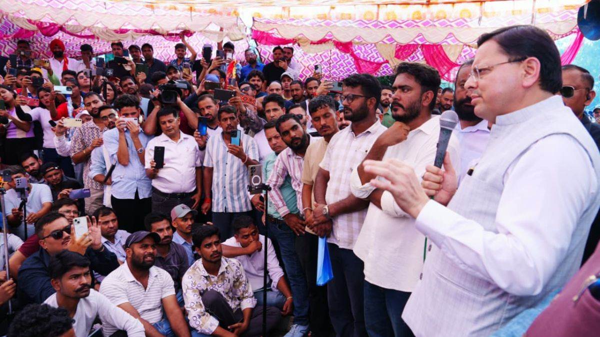 uksssc exam scam cm dhami agrees to cbi probe after youth protest in uttarakhand