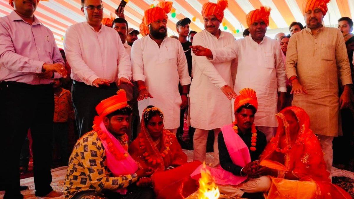 bahraich news mass wedding event held with grandeur benefiting hundreds