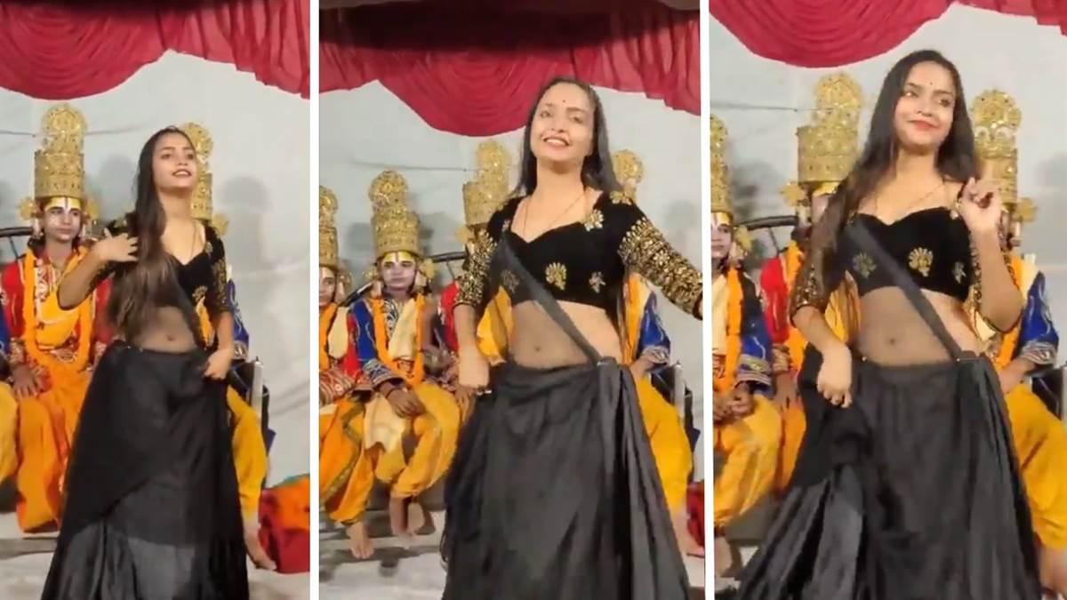 varanasi ramlila stage controversy obscene bhojpuri dance sparks outrage