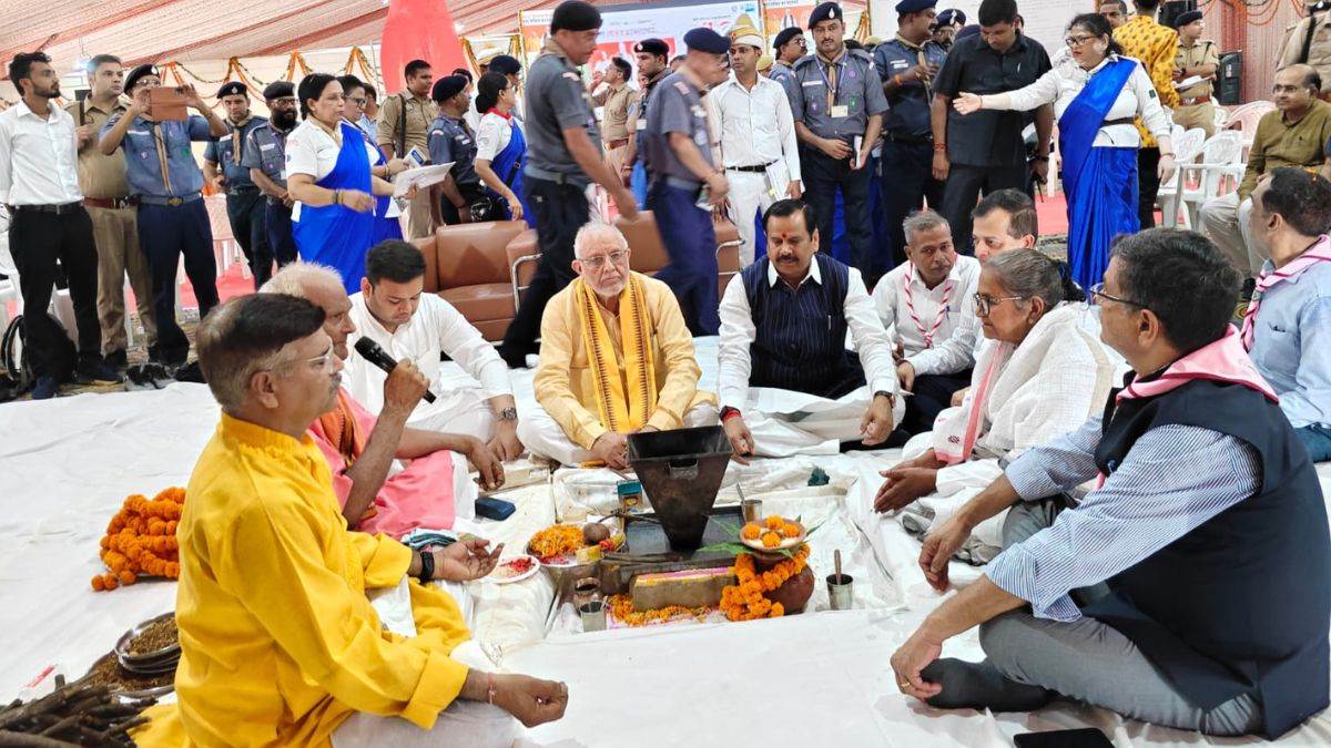 a world class tent city will be built in lucknow for the 19th national jamboree the groundbreaking ceremony has been completed