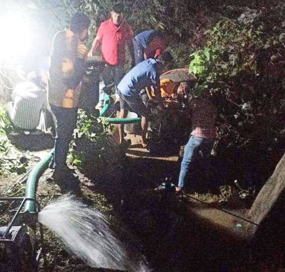 बूटी चौकइरबा में 14 इंच लाइन के वाल्व में खराबी इरबा में जल संकट