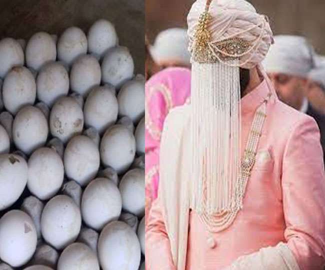 baharon phool barsao rotten eggs showered on the groom wearing sehra instead of flowers incident of saran district