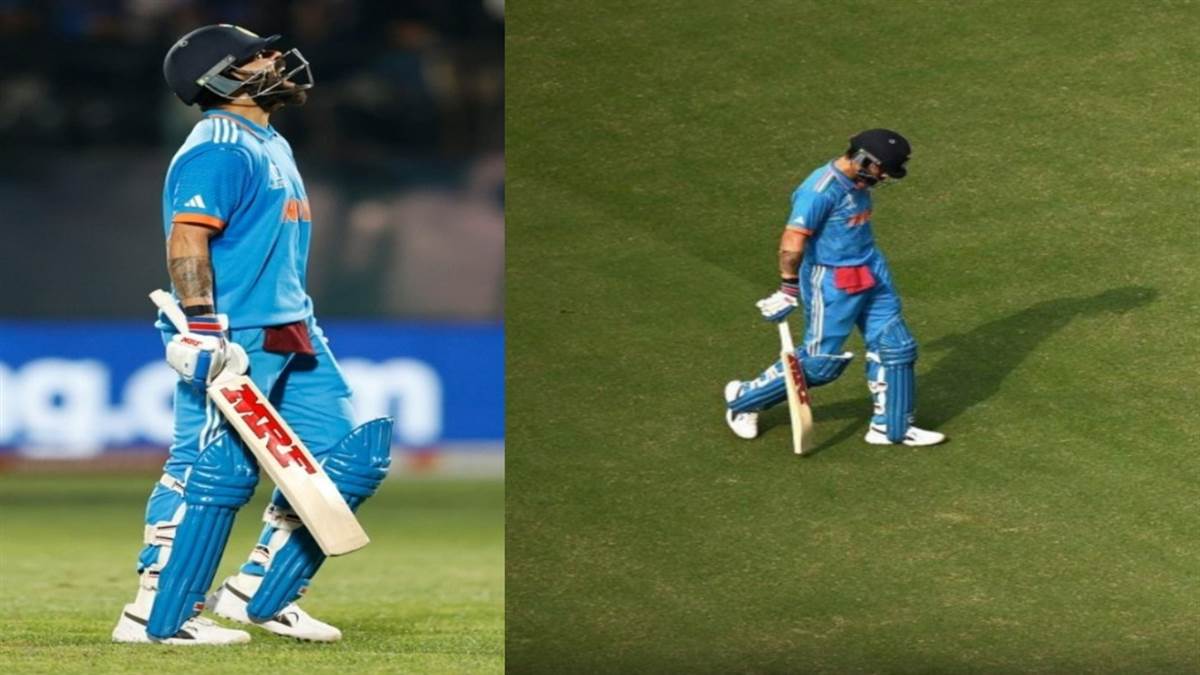 world cup 2023 ind vs eng virat kohli first time out on duck in odi world cup against england david willey ekana stadium lucknow