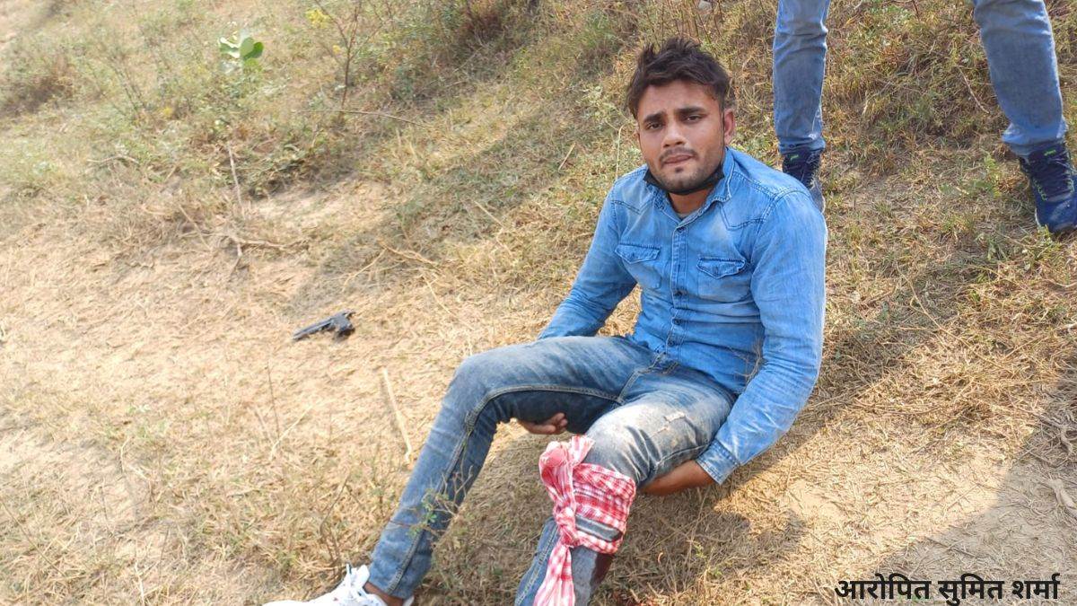 ncr blinkit delivery boy who tried to girl physical assault in greater noida shot in police encounter
