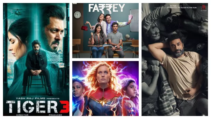 November Upcoming Films Tiger 3, Farrey, The Marvels and UT69