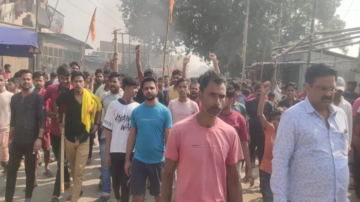 पूर्णिया के चंपा नगर में दो समुदायों के बीच मारपीट (जागरण)