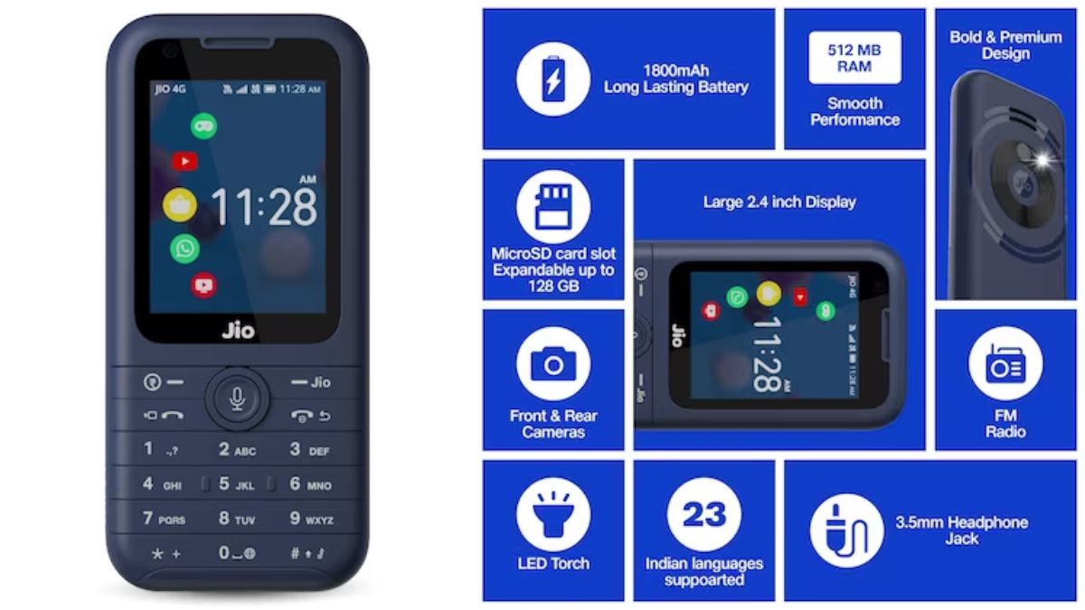 JioPhone Prima 4G: Jio ने IMC 2023 में पेश किया नया स्मार्ट फीचर फोन, चेक करें कीमत और खूबियां - JioPhone Prima 4G Launched In India With 1800mAh Battery And 512MB Ram
