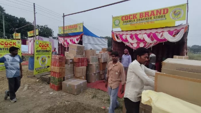 आज से चंडीगढ़ में सज गया पटाखा बाजार