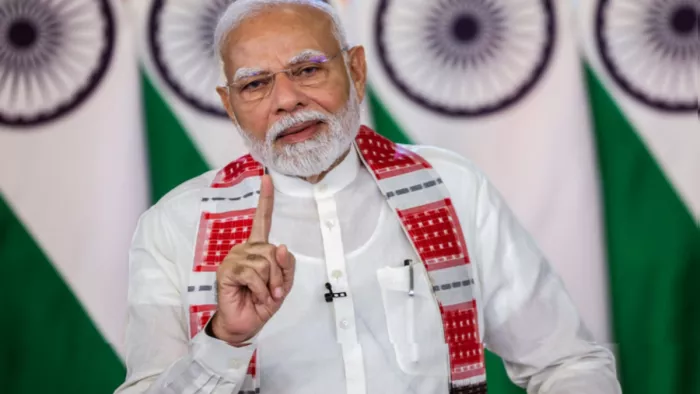 पीएम मोदी का कांग्रेस पर निशाना (फोटो एएनआई)