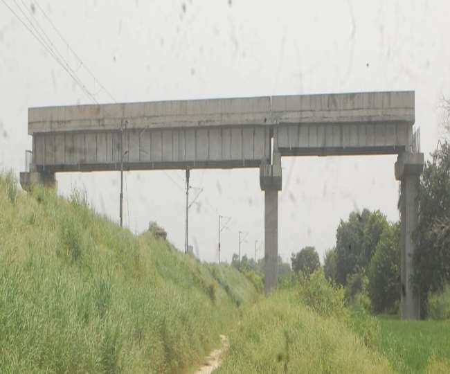 मेरठ में रेलवे लाइन पर वर्षों पहले बने इस पुल का अब मिलेगा लाभ