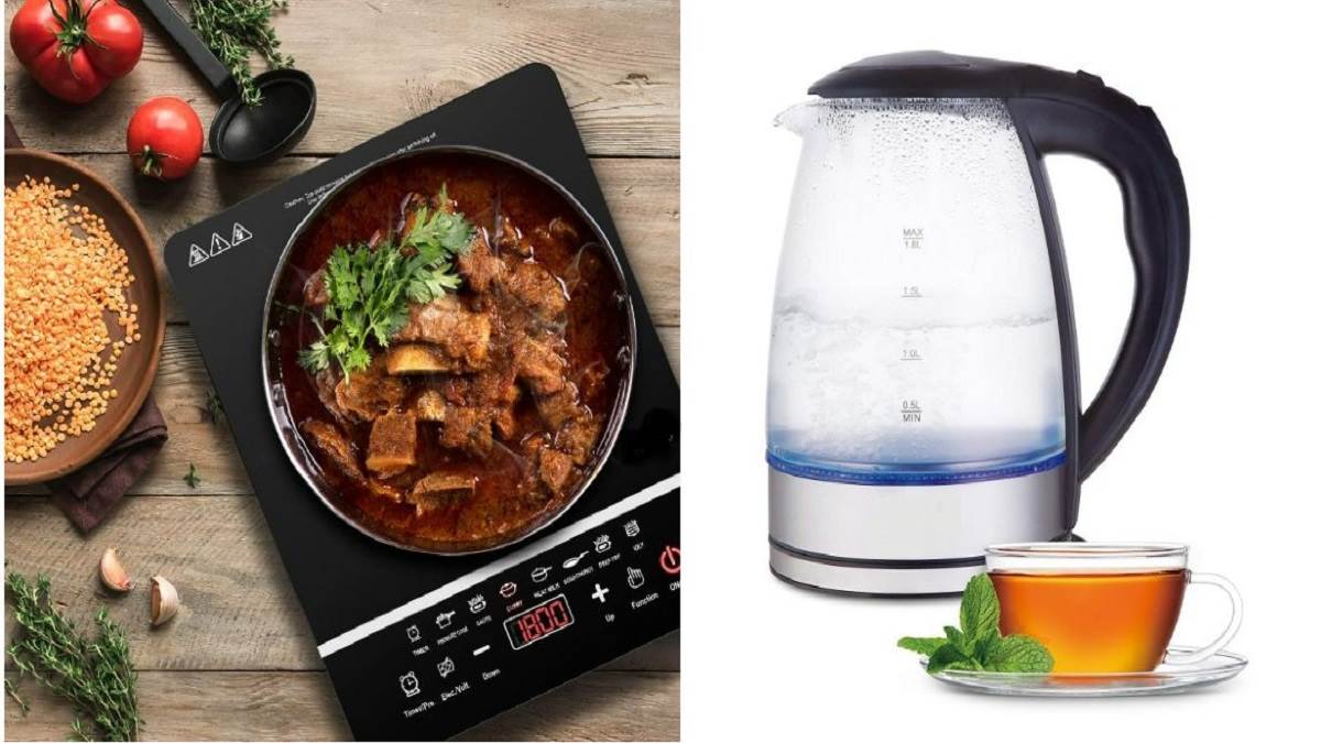 Amazon Sale Today Electric Kettles और Induction Cooktops पर आ गई हैं