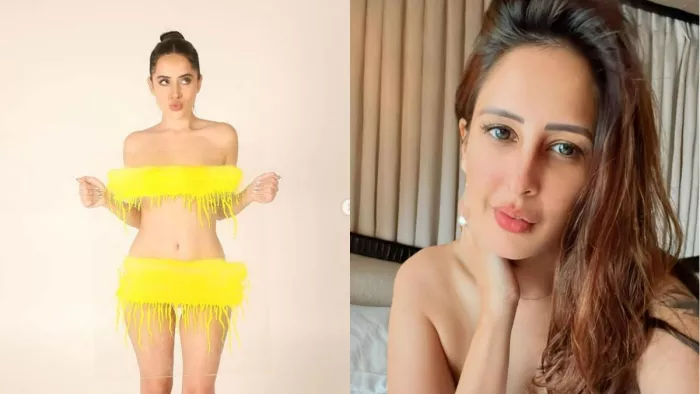 File Photo of Uorfi Javed and Chahatt Khanna
