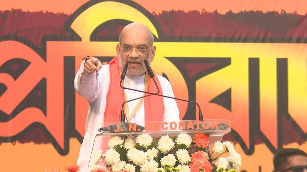 amit shah addresses pratiwad sabha in kolkata west bengal target mamata banerjee