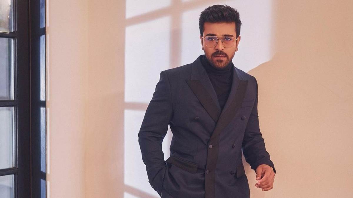 ram charan break from shooting for game changer in mysore to cast his vote in telangana elections2023