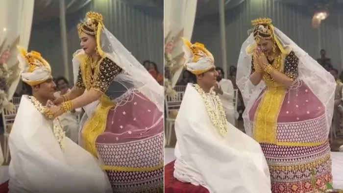 इस खास रस्म से रणदीप और लिन ने की शादी (Photo Credit- Randeep Hooda Wedding Twitter)