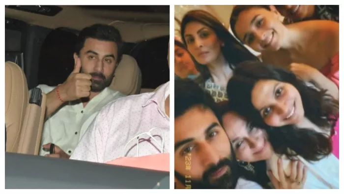 Ranbir Kapoor seen in Shaheen Bhatt Birthday