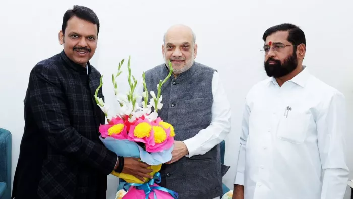 दिल्ली में फडणवीस और शिंदे की शाह से मुलाकात (फाइल फोटो)