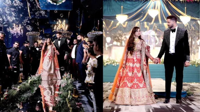 शादी के बंधन में बंधा तेज गेंदबाज। इमेज- इंस्टाग्राम