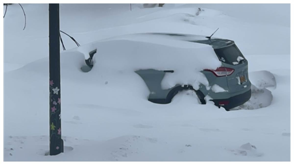 heavy devastation caused by snow storm in america southwest flights company canceled thousands of flights