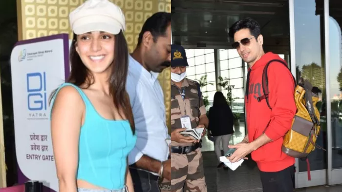 Siddharth Malhotra, Kiara Advani, New Year, Airport