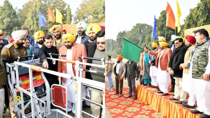 शहर के लिए 19 करोड़ की मशीनरी को दिखाई हरी झंडी