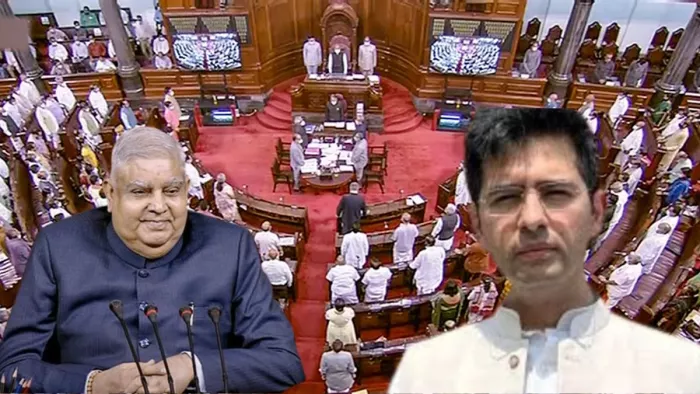 जगदीप धनखड़ ने राघव को राज्यसभा में आप का नेता नियुक्त करने से किया इनकार।