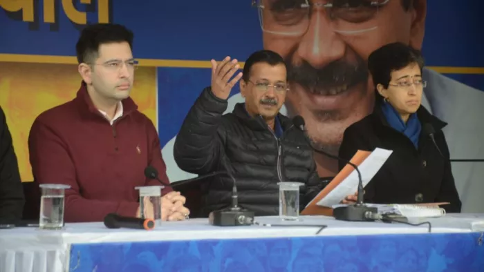 आम आदमी पार्टी (आप) के राष्ट्रीय संयोजक अरविंद केजरीवाल।