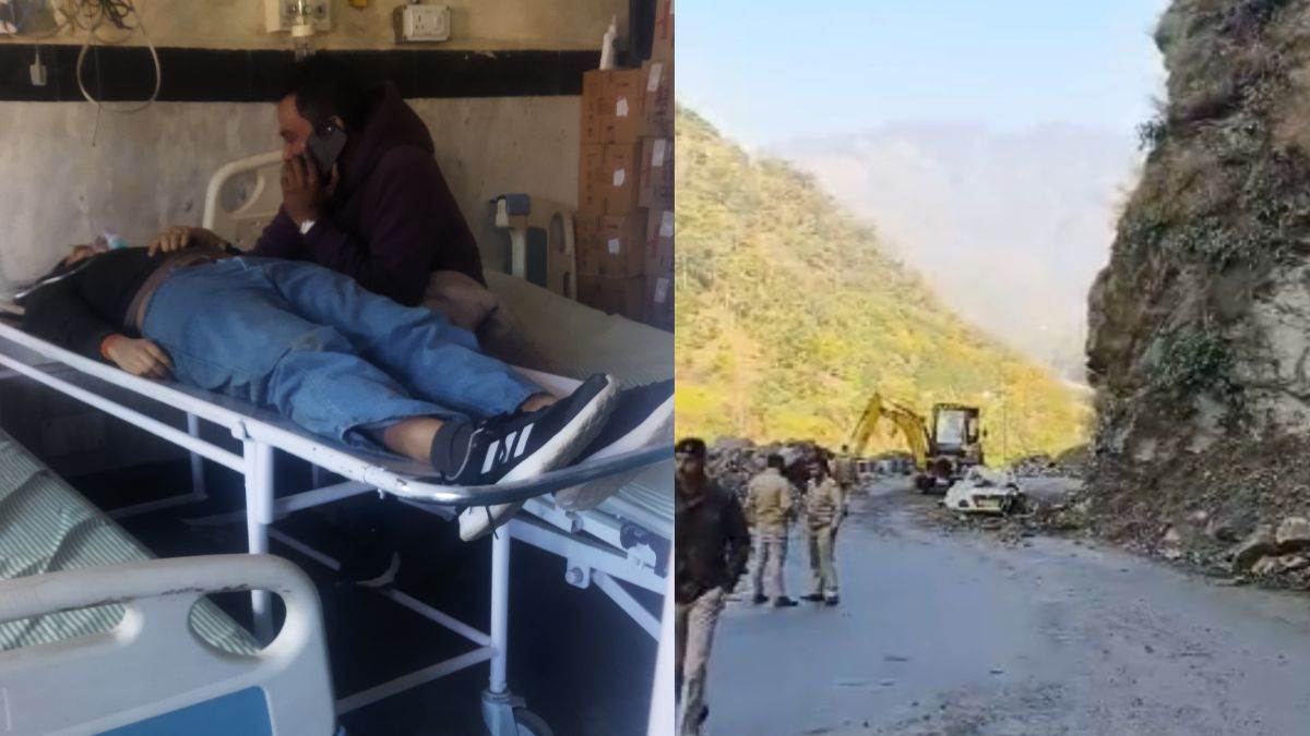 mandi accident rucks fall on car maharashtra tourist death husband cried bitterly wife death oxygen not remove dead body