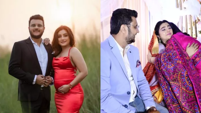 Neha Marda was seen blushing wearing a lavender outfit in the baby shower wrote an emotional note, via instagram