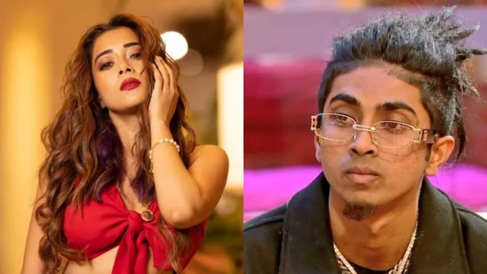 File Photo of Tina Datta and MC Stan