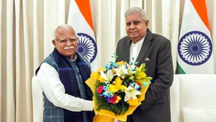हरियाणा के नौ अतुलनीय वर्ष का तीन फरवरी को विमोचन करेंगे उपराष्ट्रपति। फाइल फोटो