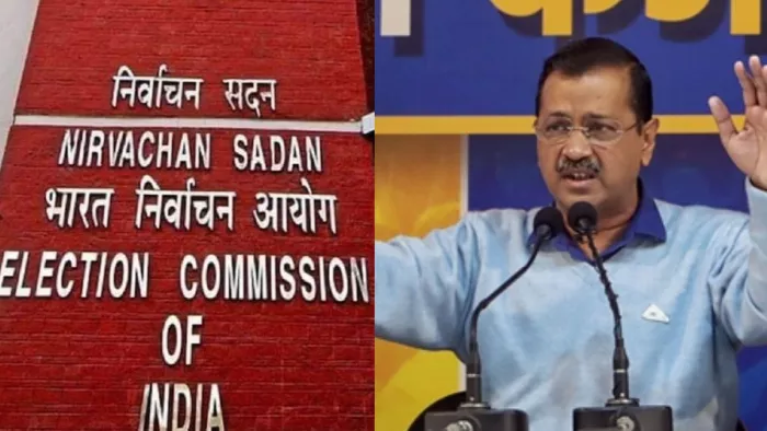 चुनाव आयोग ने केजरीवाल को फिर दिया नोटिस, मांगा जवाब। फोटो: ANI