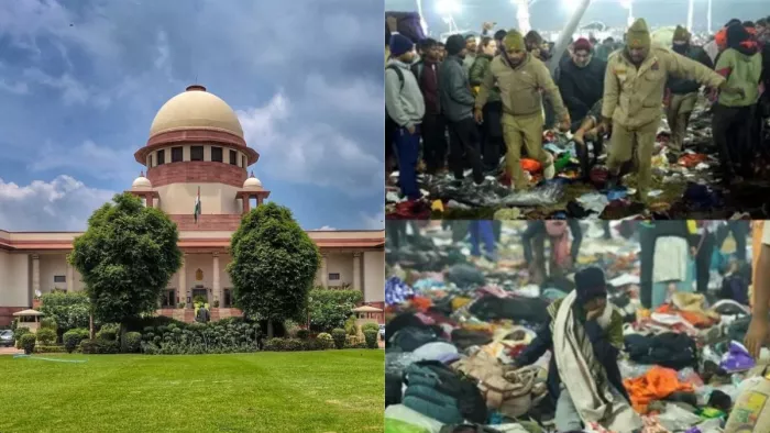 Mahakumbh stampede case: भगदड़ मामले को लेकर सुप्रीम कोर्ट में PIL दायर की गई।(फोटो सोर्स: पीटीआई)