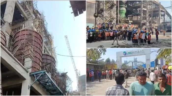 मध्य प्रेदश के पन्ना जिले के जेके सीमेंट प्लांट में आज बड़ा हादसा हो गया।(फोटो सोर्स: जागरण)