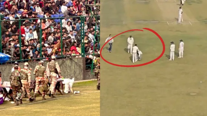Virat Kohli के छुए पैर, दिल्ली के अरुण जटेली स्टेडियम में लकी फैन ने लूटी महफिल