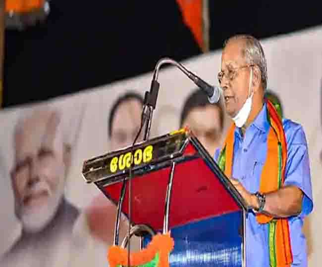 मेट्रो मैन ई श्रीधरन की फाइल फोटो ।