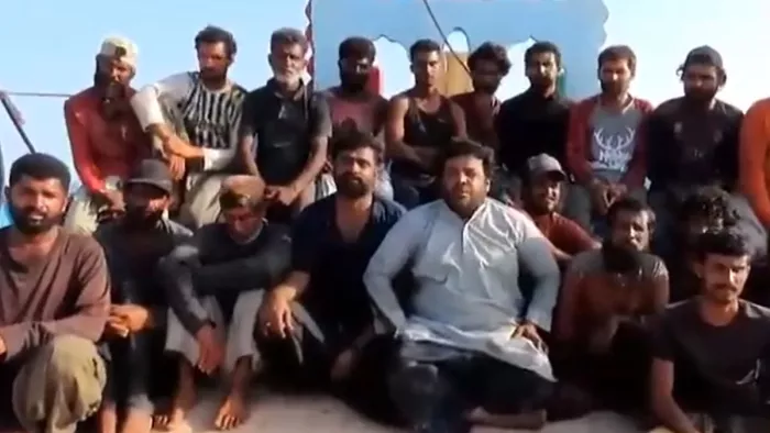 भारतीय नौसेना ने 23 पाकिस्तानियों को समुद्री डाकुओं से बचाया। (फोटो, एएनआई)