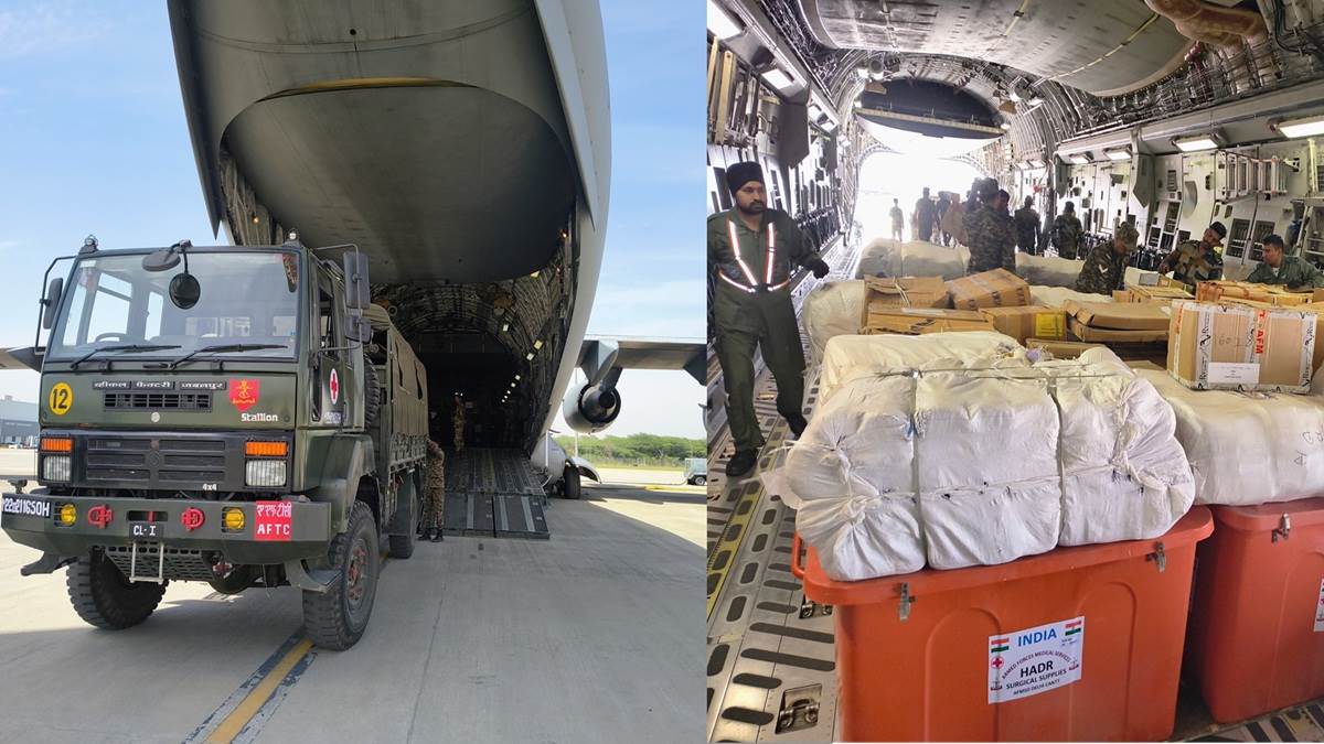 india launched operation brahma to help myanmar over earthquake