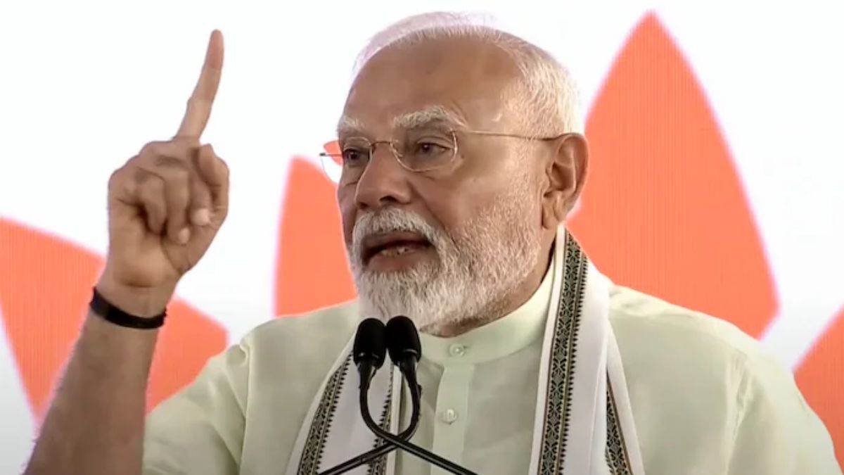 new era of peace has begun in naxal affected areas pm modi lashes out at congress