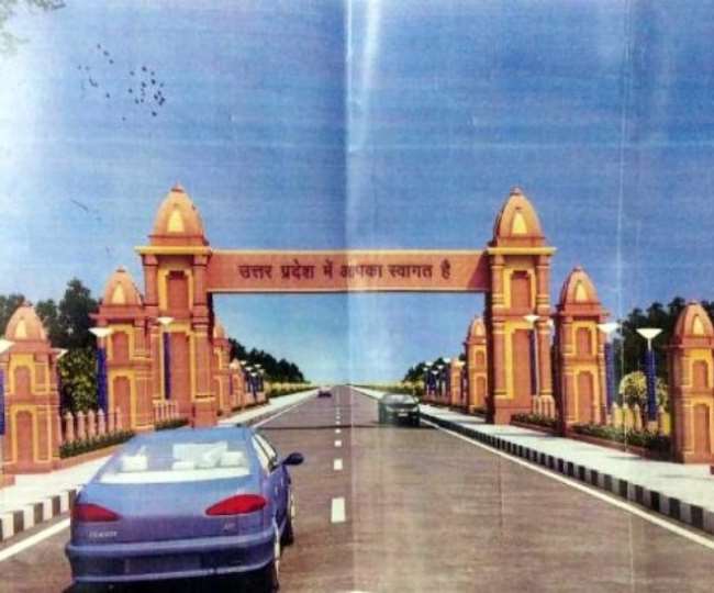 five grand welcome gates will be built on up bihar border