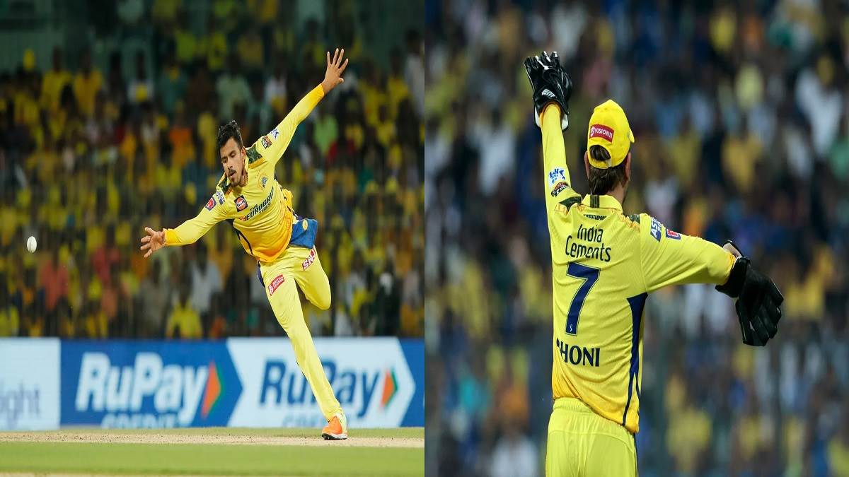 ms dhoni losses his calm after mahesh theekshana poor fielding effort in csk vs pbks match ipl2023