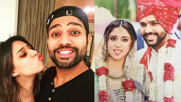 Rohit Sharma and Ritika Love Story - Pic Credit- Twitter