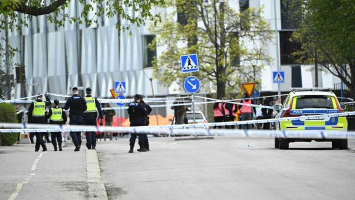 three dead several injured in sweden uppsala shooting suspect flees on scooter