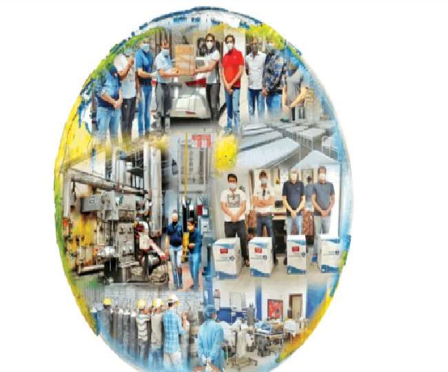 कोरोना संकट में देशभर से सामने आए दानवीर। (फोटो: दैनिक जागरण)