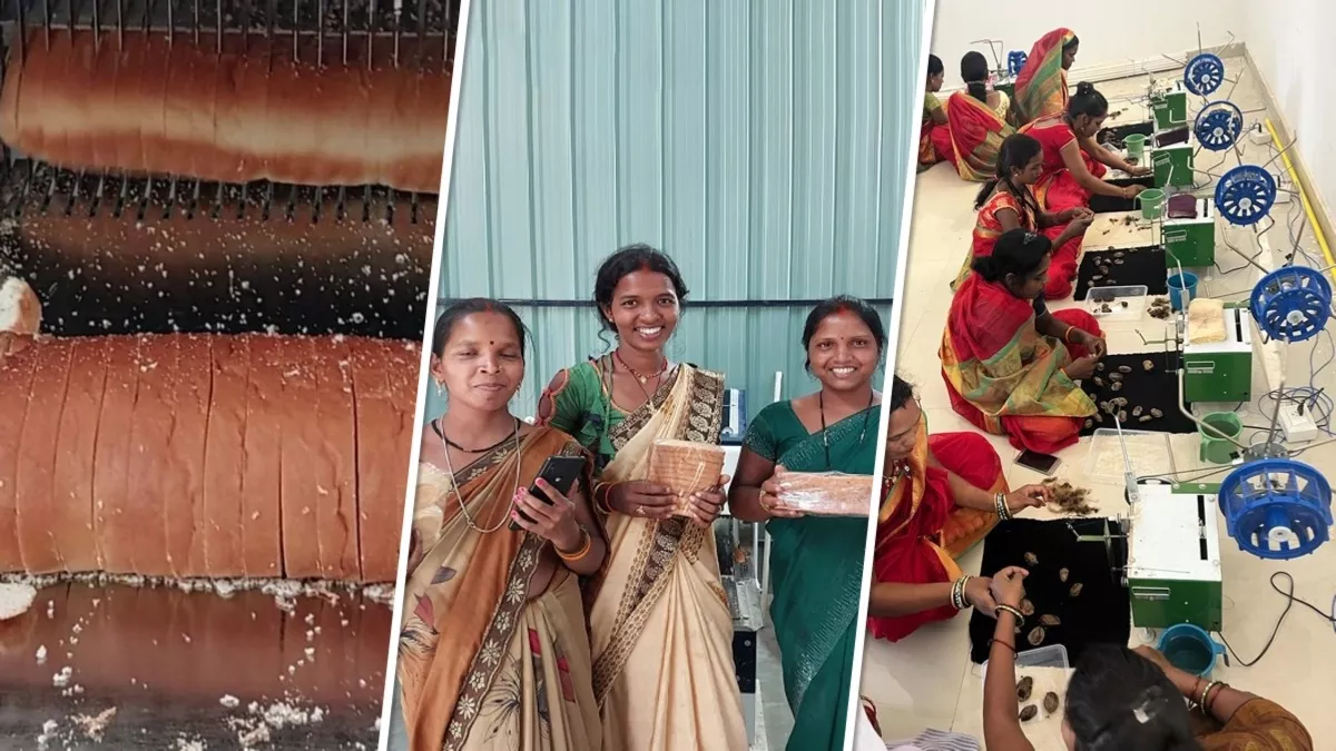 Raipur: रूरल इंडस्ट्रियल पार्क पुहपुटरा में महिला उद्यमी चला रहीं बेकरी यूनिट, टसर रेशम धागाकरण का काम भी जारी