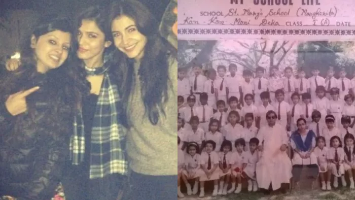 Anushka Sharma and Sakshi Dhoni School Days Photos Viral/Twitter