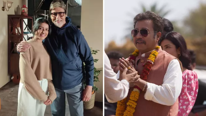 अमिताभ बच्चन के साथ पंचायत 3 एक्ट्रेस ने किया काम (Photo Credit-Instagram)