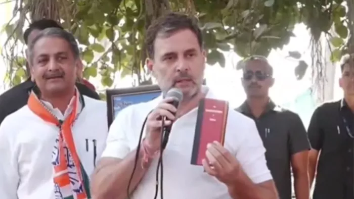 पंजाब के नवांशहर में कांग्रेस नेता राहुल गांधी की रैली
